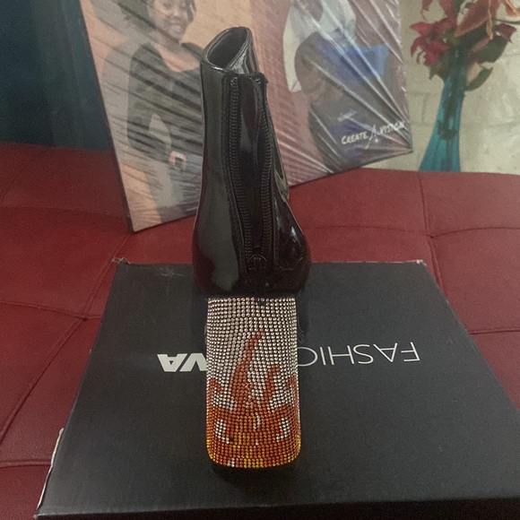 Patent Leather Bootie - Picture 2 of 5